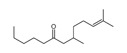 8,12-dimethyltridec-11-en-6-one结构式