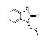 3-methoxymethylene-1,3-dihydro-indol-2-one结构式