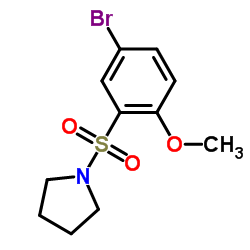 1-[(5-Bromo-2-methoxyphenyl)sulfonyl]pyrrolidine picture