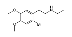 2-bromo-N-ethyl-4,5-dimethoxyphenethylamine Structure