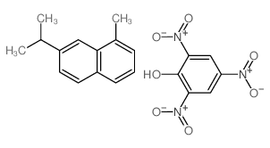 1-methyl-7-propan-2-yl-naphthalene; 2,4,6-trinitrophenol结构式