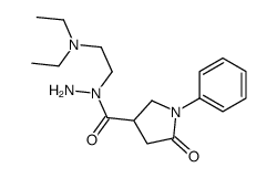 5-Oxo-1-phenyl-3-pyrrolidinecarboxylic acid 2-[2-(diethylamino)ethyl] hydrazide picture