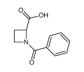 (2S)-1-benzoylazetidine-2-carboxylic acid Structure