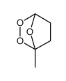 1-Methyl-2,3,7-trioxabicyclo[2.2.1]heptan结构式