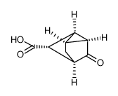 (1R,2S,4R,6S,7R)-(+)-3-oxotricyclo[2,2,1,02,6]heptane-7-carboxylic acid Structure