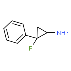 Cyclopropanamine, 2-fluoro-2-phenyl-, (1R,2R)-rel- (9CI)结构式