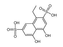 ethyl-4,5-dihydroxynaphthalene-2,7-disulphonic acid Structure