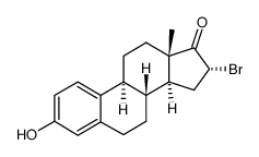 16-bromoestrone结构式