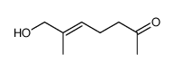 (E)-7-hydroxy-6-methylhept-5-en-2-one Structure