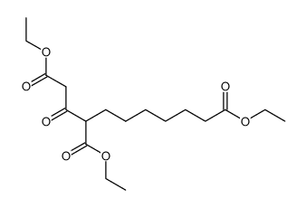 Ethyl-2-(6-Ethoxycarbonylhexyl)-3-oxoglutarat结构式