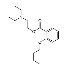 2-(Diethylamino)ethyl=o-butoxybenzoate Structure