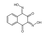 naphthalene-1,2,3,4-tetraone-1,3-dioxime结构式