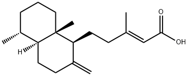 (13E)-19-Norlabda-8(17),13-dien-15-oic acid结构式