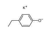 p-Ethyl potassium phenolate Structure