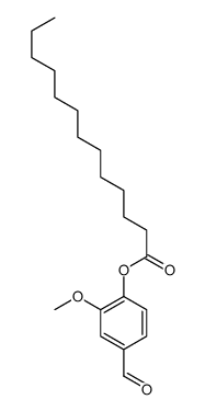 (4-formyl-2-methoxyphenyl) tridecanoate Structure