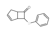 7-Phenylsulfanyl-bicyclo[3.2.0]hept-2-en-6-one (racemic) Structure