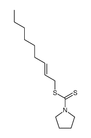 (E)-non-2-en-1-yl pyrrolidine-1-carbodithioate Structure