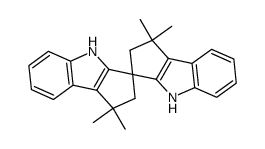 1,1',4,4'-tetrahydro-1,1,1',1'-tetramethyl-3,3'(2H,2'H)-spirobi[cyclopent[b]indole] Structure