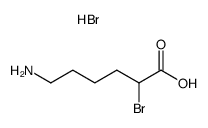 6-Amino-2-bromhexansaeure-hydrobromid Structure