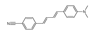 (1E,3E)-1-(4-cyanophenyl)-4-[4-(dimethylamino)phenyl]-1,3-butadiene Structure