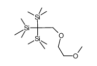 1-methoxyethoxy-2,2,2-tris(trimethylsilyl)ethane Structure