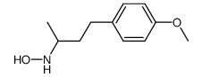 N-(4-(4-methoxyphenyl)butan-2-yl)hydroxylamine结构式
