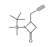 1-[tert-butyl(dimethyl)silyl]-4-prop-2-ynylazetidin-2-one Structure