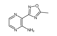 2-amino-3-(5'-methyl-1',2',4'-oxadiazolyl-3')pyrazine Structure