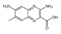 2-Quinoxalinecarboxylicacid,3,6-diamino-7-methyl-(9CI)结构式