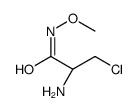 (2R)-2-amino-3-chloro-N-methoxypropanamide结构式