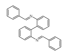 N-[2-[2-(benzylideneamino)phenyl]phenyl]-1-phenyl-methanimine structure