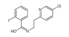N-[2-(5-chloropyridin-2-yl)ethyl]-2-iodobenzamide Structure