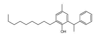 4-methyl-2-nonyl-6-(1-phenylethyl)phenol Structure