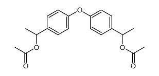 bis[4-(1-hydroxyethyl)phenyl] ether diacetate Structure