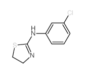 N-(3-chlorophenyl)-4,5-dihydro-1,3-thiazol-2-amine Structure