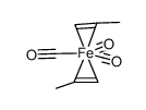 trans-Fe(CO)3(C3H6)2 Structure