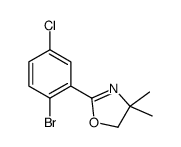 2-(2-BROMO-5-CHLOROPHENYL)-4,4-DIMETHYL-4,5-DIHYDROOXAZOLE picture