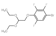 1-bromo-4-(2,2-diethoxyethoxy)-2,3,5-trifluorobenzene structure