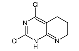 2,4-dichloro-5,6,7,8-tetrahydropyrido[2,3-d]pyrimidine结构式