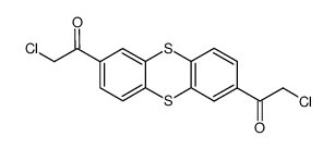 2,7-bis-chloroacetyl-thianthrene Structure