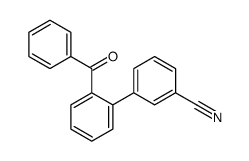 3-(2-benzoylphenyl)benzonitrile结构式