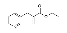 2-pyridin-3-yl-methylacrylic acid ethyl ester结构式