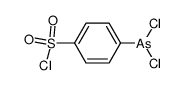 4-dichloroarsino-benzenesulfonyl chloride结构式