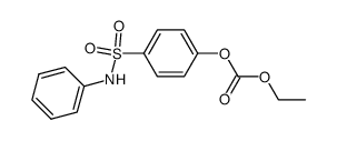 4-ethoxycarbonyloxy-benzenesulfonic acid anilide结构式