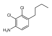 4-butyl-2,3-dichloroaniline结构式