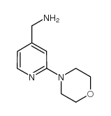 (2-MORPHOLINOPYRID-4-YL)METHYLAMINE Structure