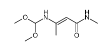 (E)-3-((dimethoxymethyl)amino)-N-methylbut-2-enamide Structure