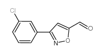 3-(3-Chlorophenyl)-5-isoxazolecarboxaldehyde picture