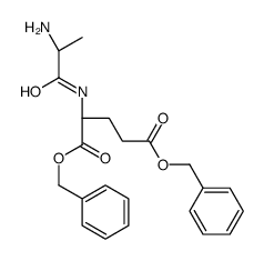 N-L-Alanyl-L-glutamic Acid Bis(phenylmethyl) Ester Structure