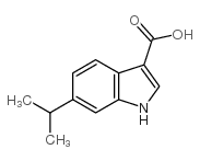 6-ISOPROPYLINDOLE-3-CARBOXALDEHYDE structure